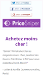 Mobile Screenshot of price-sniper.com